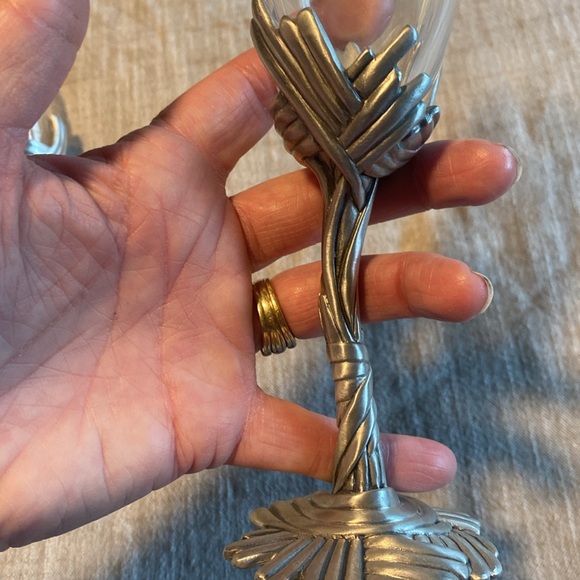Pewter wine glasses - Picture 3 of 3